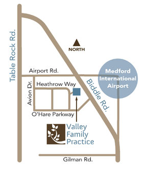 Directions to Valley Family Practice